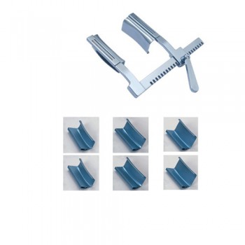 Dubost Thoracic Retractor Arm length 185mm, Curved, with interchangeable Blades